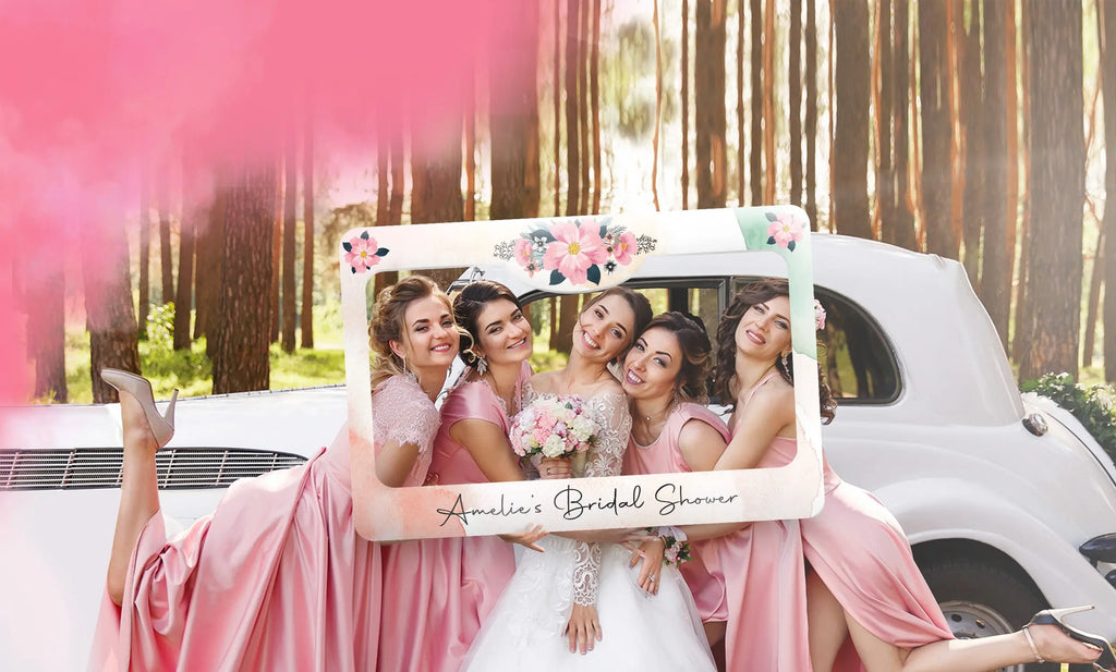 Bridal Shower Frames, Acrylic and PVC bridal shower signs and photobooth frames designs