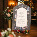 Butterfly Stained Glass Bridal Shower Sign