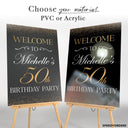 50th Birthday Welcome Sign - SpeedyOrders