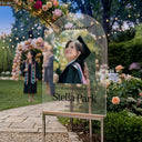 Acrylic Photo Graduation Sign - SpeedyOrders
