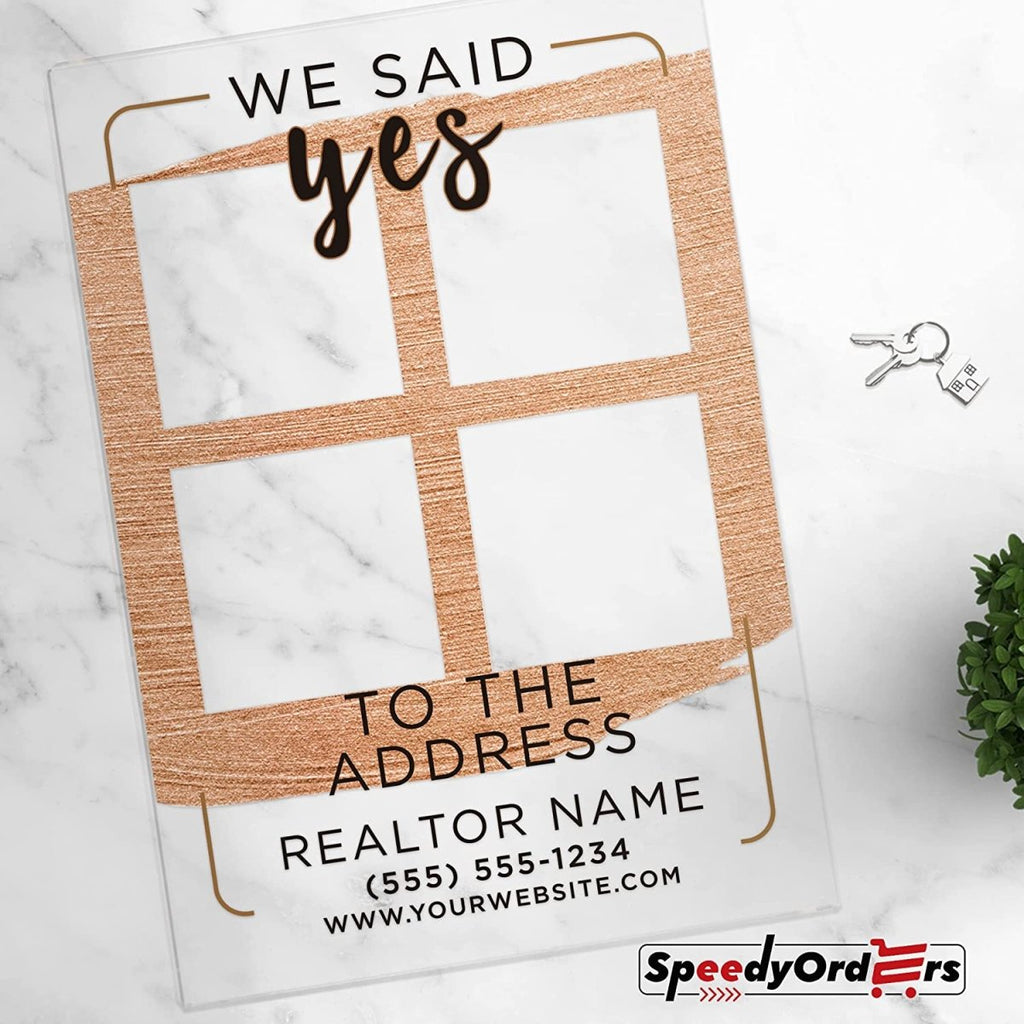 Acrylic Window Design Marketing Prop - SpeedyOrders