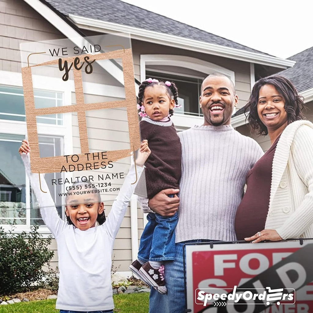 Acrylic Window Design Marketing Prop - SpeedyOrders