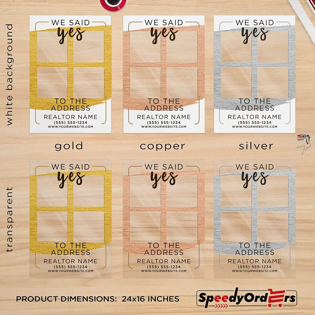 Acrylic Window Design Marketing Prop - SpeedyOrders