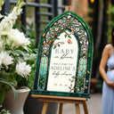 Baby In Bloom Baby Shower Sign, Wildflowers Baby Shower Welcome Sign - SpeedyOrders