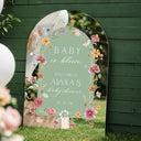 Baby In Bloom Baby Shower Welcome Sign, Wildflowers Baby Shower Sign - SpeedyOrders