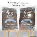 Baby It’s Cold Outside Winter Baby Shower Welcome Sign - SpeedyOrders