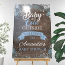 Baby It’s Cold Outside Winter Baby Shower Welcome Sign - SpeedyOrders