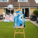 Baby Shower Mirror Sign, Baby In Bloom Welcome Sign - SpeedyOrders