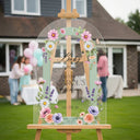 Baby Shower Mirror Sign, Baby In Bloom Welcome Sign - SpeedyOrders