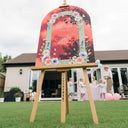 Baby Shower Mirror Sign, Baby In Bloom Welcome Sign - SpeedyOrders