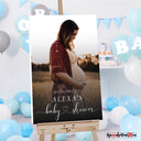 Baby Shower Welcome Sign with Photo - SpeedyOrders