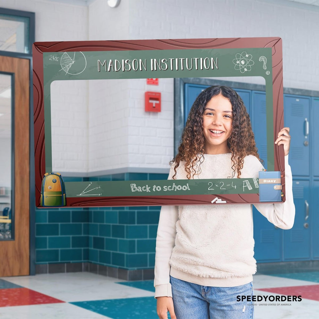 Back To School Photo Booth Frame - SpeedyOrders