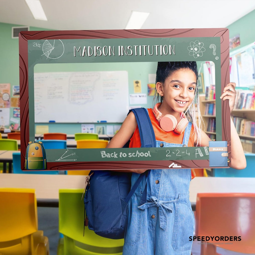 Back To School Photo Booth Frame - SpeedyOrders