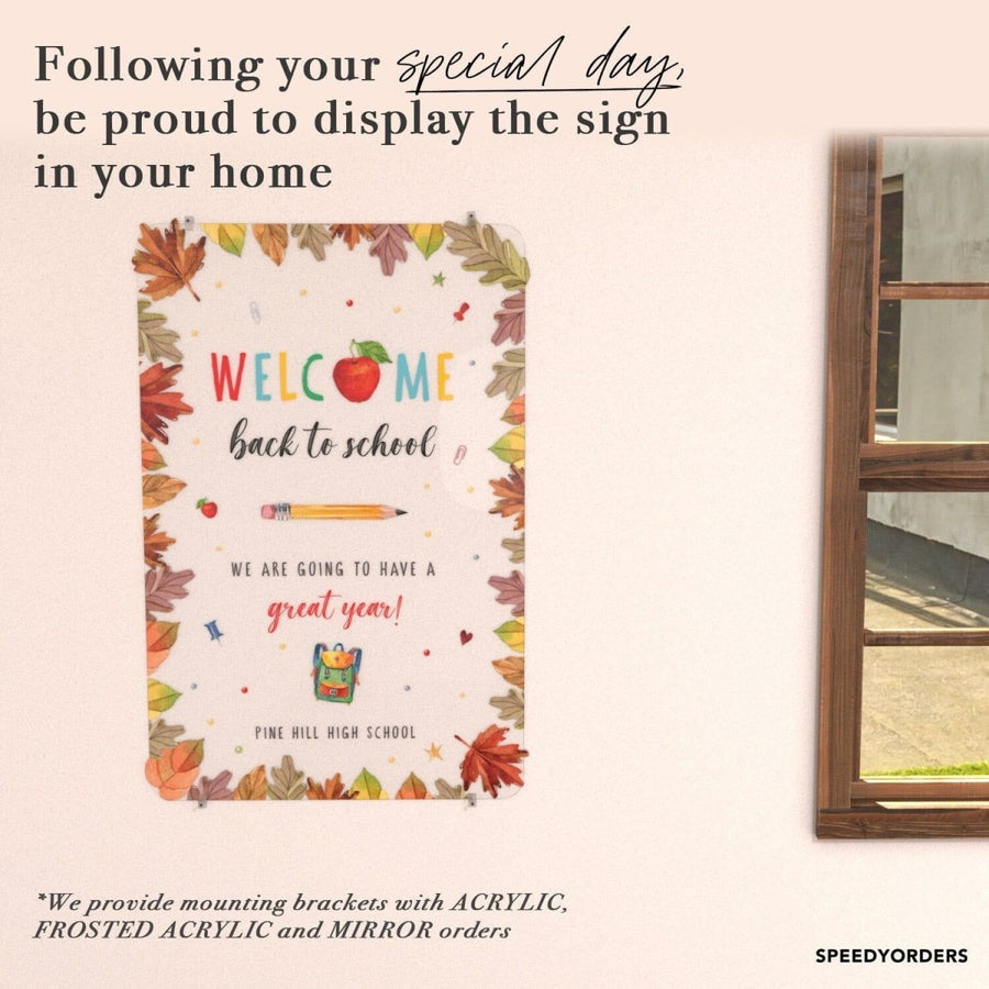 Welcome Back Sign Printable