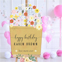 Best Mom Ever Happy Birthday Welcome Sign - SpeedyOrders