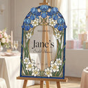 Blue Iris Bridal Shower Sign - SpeedyOrders