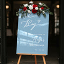 Blue Oh Boy Baby Shower Sign, Boys Baby Shower Sign - SpeedyOrders