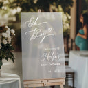 Blue Oh Boy Baby Shower Sign, Boys Baby Shower Sign - SpeedyOrders