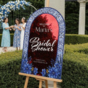Blue Tiles Bridal Shower Sign - SpeedyOrders