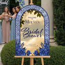Blue Tiles Bridal Shower Sign - SpeedyOrders