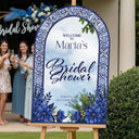 Blue Tiles Bridal Shower Sign - SpeedyOrders