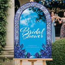Blue Tiles Bridal Shower Sign - SpeedyOrders
