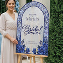 Blue Tiles Bridal Shower Sign - SpeedyOrders