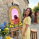 Blue Tiles Bridal Shower Sign, Custom Main Squeeze Bridal Shower Welcome Sign - SpeedyOrders