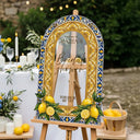 Blue Tiles Bridal Shower Sign, Custom Main Squeeze Bridal Shower Welcome Sign - SpeedyOrders