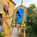 Blue Tiles Bridal Shower Sign, Custom Main Squeeze Bridal Shower Welcome Sign - SpeedyOrders