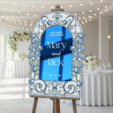 Bluebell Mirror Wedding Welcome Sign - SpeedyOrders