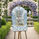 Bluebell Mirror Wedding Welcome Sign - SpeedyOrders