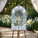 Bluebell Mirror Wedding Welcome Sign - SpeedyOrders