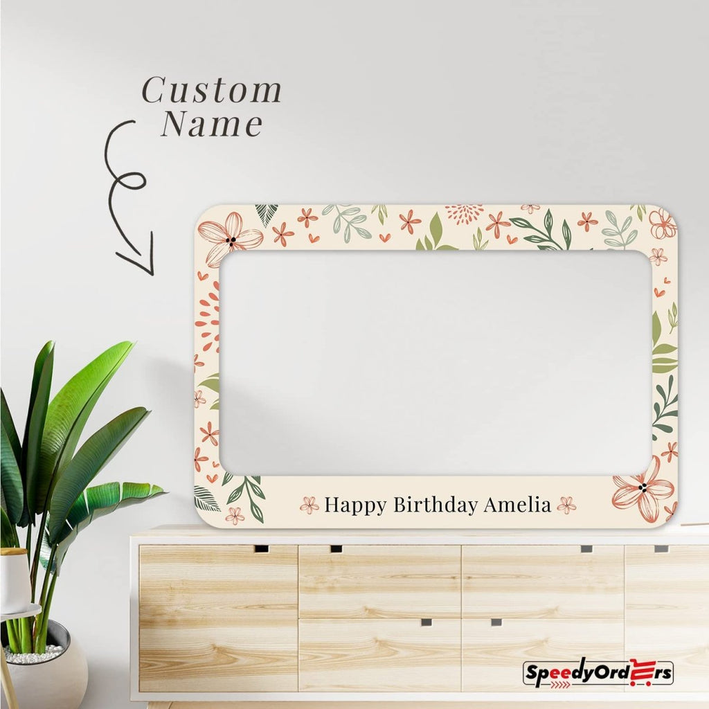 Botanical Theme Party Photo Frame - SpeedyOrders