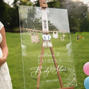 Boy Baby Shower Sign, Baby Shower Welcome Sign For Boy - SpeedyOrders