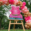 Bridal Shower Sign, Gummy Bears Bridal Shower Welcome Sign - SpeedyOrders