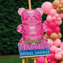 Bridal Shower Sign, Gummy Bears Bridal Shower Welcome Sign - SpeedyOrders