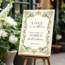 Bridal Shower Sign, Love In Bloom Bridal Shower Welcome Sign - SpeedyOrders