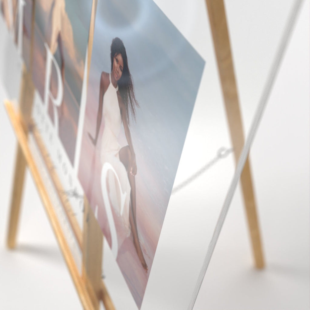 Bridal Shower Sign, Personalized Photo Bridal Shower Entrance Photo Collage Sign - SpeedyOrders