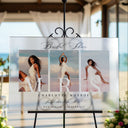 Bridal Shower Sign, Personalized Photo Bridal Shower Entrance Photo Collage Sign - SpeedyOrders