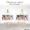 Bridal Shower Sign, Personalized Photo Bridal Shower Entrance Photo Collage Sign - SpeedyOrders