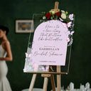 Butterflies Bridal Shower Sign, Butterfly Bridal Shower Welcome Sign - SpeedyOrders