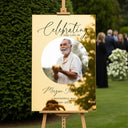 Celebration Of Life Sign, Custom Acrylic In Loving Memory Sign - SpeedyOrders