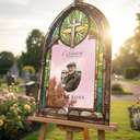 Celebration Of Life Sign, Funeral Photo Sign, Memorial Welcome Sign - SpeedyOrders