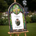 Celebration Of Life Sign, Funeral Photo Sign, Memorial Welcome Sign - SpeedyOrders