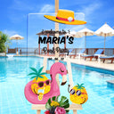 Chilling Pineapples Pool Party Welcome Sign - SpeedyOrders