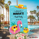 Chilling Pineapples Pool Party Welcome Sign - SpeedyOrders