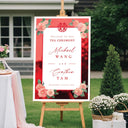 Chinese Tea Ceremony Sign, Custom Chinese Wedding Sign - SpeedyOrders