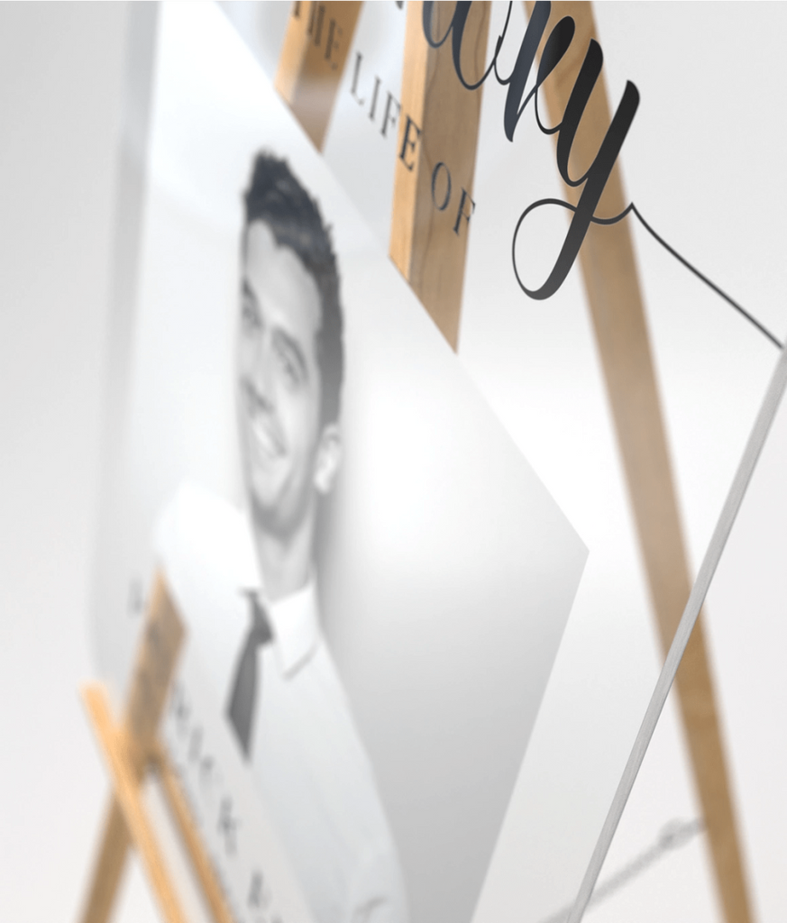 Classic Elegance Memorial Sign with Photo - SpeedyOrders