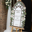 Cream Roses Wedding Sign - SpeedyOrders